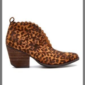Tan Leopard Adalyn Ankle Boots Coconuts by Matisse